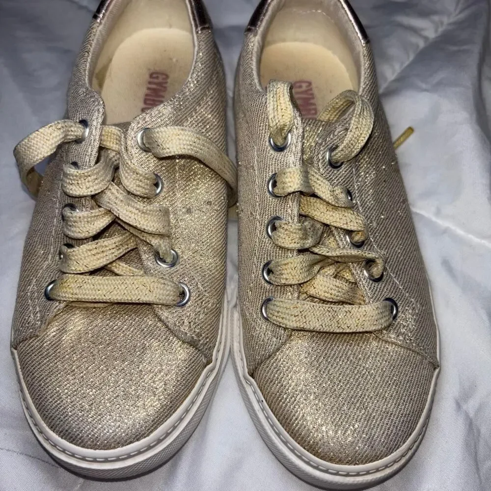 Gymboree Gold and Cream Trainers